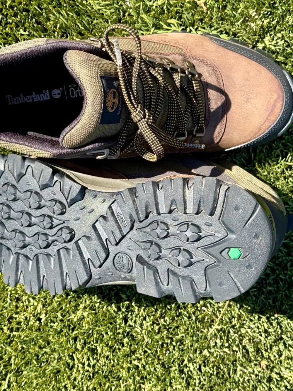 Timberland Keele Ridge Waterproof Hiking Boots, A15LO, Brown, Men's 10